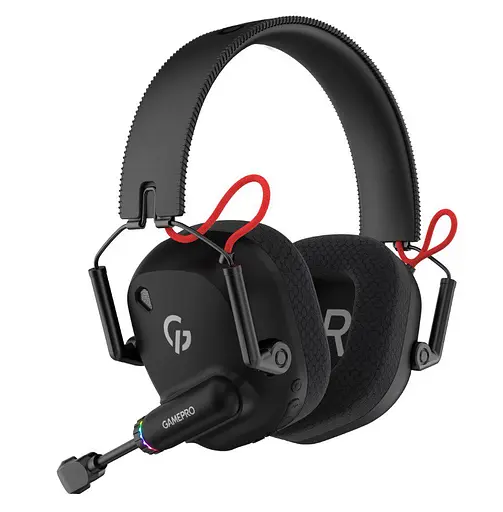 Игровые наушники GamePro HSW-120-B Wireless Mercury Genesis Pro Black - фото 2