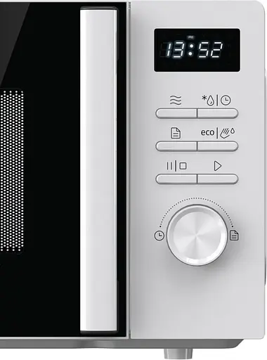 Мікрохвільова піч Gorenje 20л 800Вт дисплей білий - фото 3