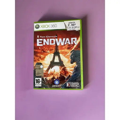 Диск с игрой на Xbox 360 лицензия Tom Clancy's EndWar, игра на Xbox 360 Tom Clancy's EndWar