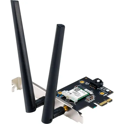 WiFi-адаптер ASUS WiFi PCE-BE6500 BE6500, PCI-Express x1, BT5.4 (90IG09G0-MO0B00) - фото 1