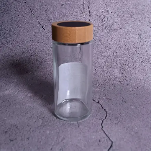 Емкость стеклянная для специй Vittora с деревянной крышкой 100 мл VT-9010 (136105) - фото 3