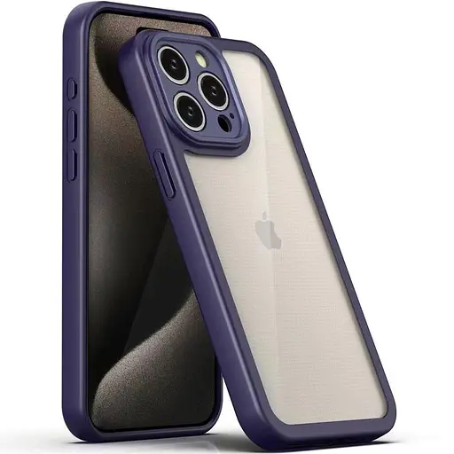 Чохол Epik TPU Transparent + Colour 1.5 мм для Apple iPhone 13 Pro 6.1 Purple