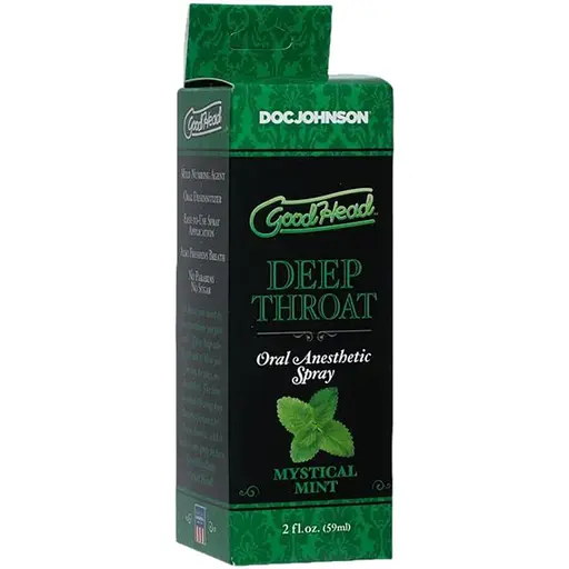 Спрей для мінету Doc Johnson GoodHead DeepThroat Spray - Mystical Mint 59 мл - фото 2