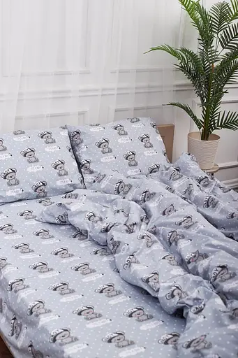 Комплект постельного белья Moon&Star Детский 110x140 см наволочки 2x50x50 см Teddy Boy Бязь Gold Люкс - фото 5