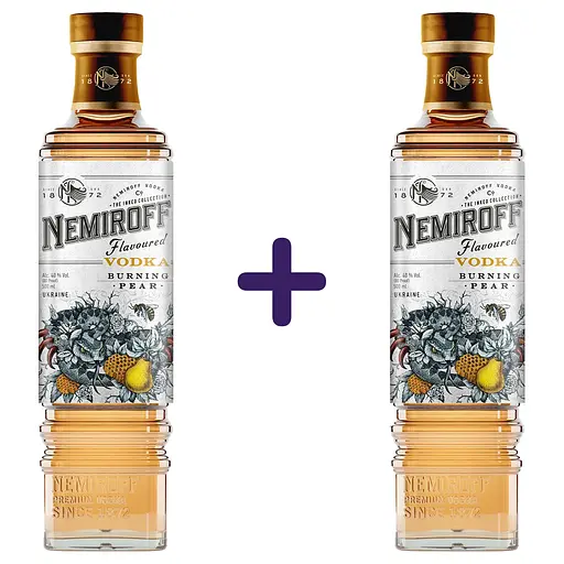 Настоянка Nemiroff Burning Pear 40% 1 л (0.5 л x 2 шт.)