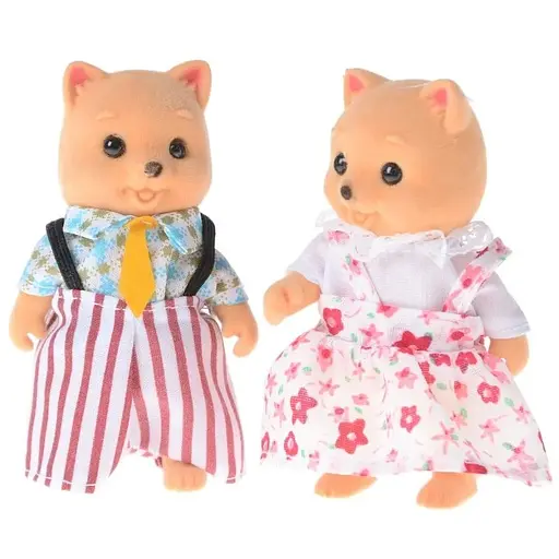 Фигурки Лесные зверьки. Кошки IF247