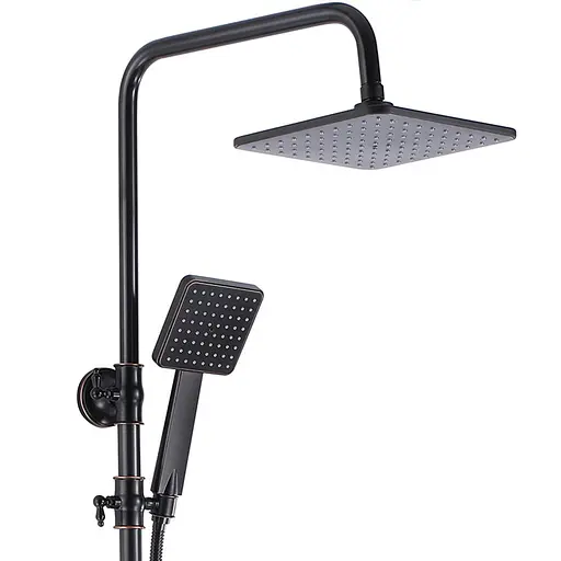 Душовя система Rea Blade з виливом Old Black REA-B9976, Чорний - фото 3