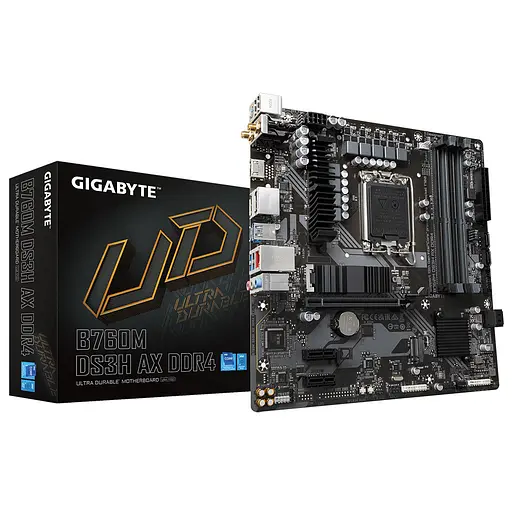 Материнська плата GIGABYTE B760M DS3H AX DDR4 - фото 2