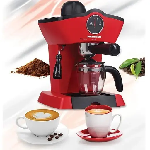 Кофеварка эспрессо Heinner HEM-200RD - фото 1