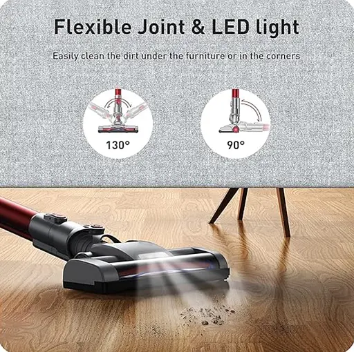 Пылесос аккумуляторный беспроводной Hosome Family H20-180 с подсветкой - фото 10