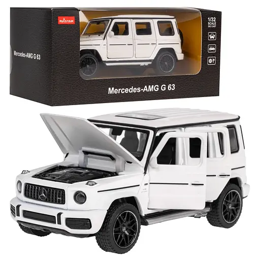 Машинка RASTAR Mercedes AMG G 63 1:32 белый 64110