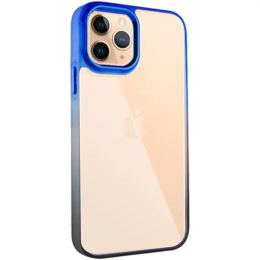 Чохол Epik TPU+PC Fresh sip series для Apple iPhone 11 Pro 5.8 Чорний/Синій - фото 1