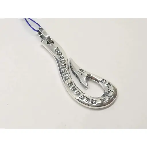 Серебряная подвеска Стерлинг 9 Крючок. 38260 - фото 2