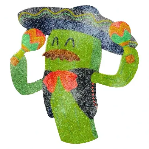 Значок Кактус в жилетці - фото 1