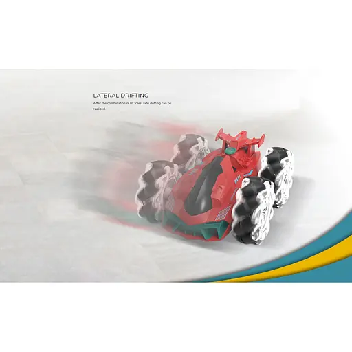 Машинка іграшкова Revolt на радіокеруванні 2в1 Split Racer з ефектами червона (TG1012 RED) - фото 6