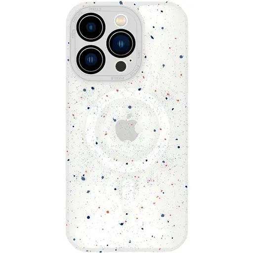 Чохол-накладка DK для Apple iPhone 14 MagSafe Composite Matte Splash (clear)