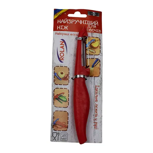 Нож-экономка с плавающим лезвием 19 см, Kitchette Красный 84054 - фото 1