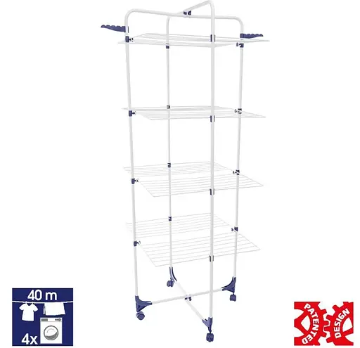 Сушарка для білизни підлогова Casa Si Athletic 4 White (CS92186E04) - фото 2