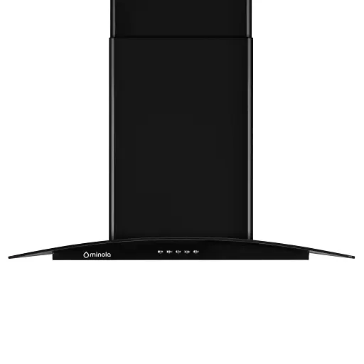 Вытяжка декоративная со стеклом Minola MTG 6242 BL LED