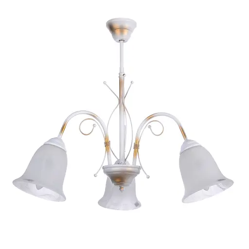 Люстра подвесная Brille флористика E27 60W WH (BKL-470S/3)