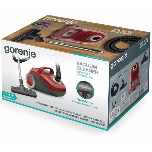 Пылесос с мешком Gorenje VCEA23GLR - фото 2