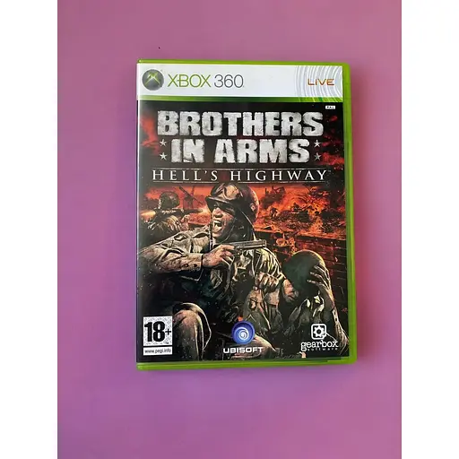 Диск с игрой на Xbox 360 лицензия Brothers in Arms: Hell's Highway, игра на Xbox 360 Brothers in Arms: Hell's