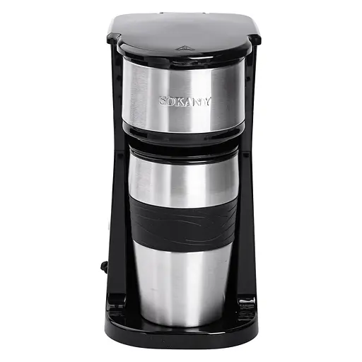 Кофеварка электрическая капельная Sokany SK-04028 на 420 мл 750 Вт Черный - фото 6