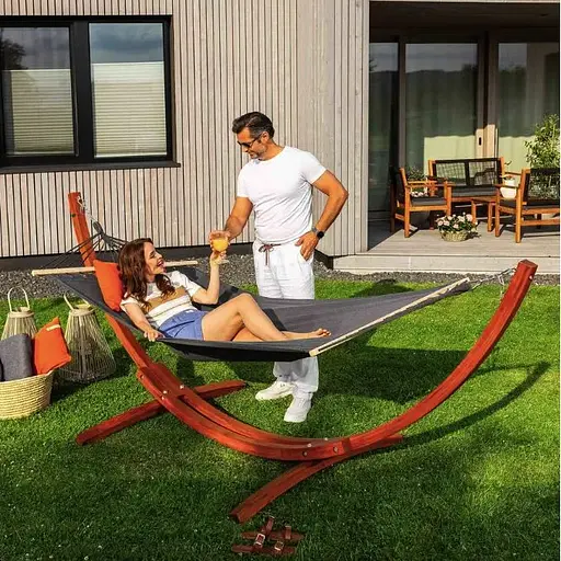 Гамак со стеллажом Di Volio Trevia графитовый - фото 10