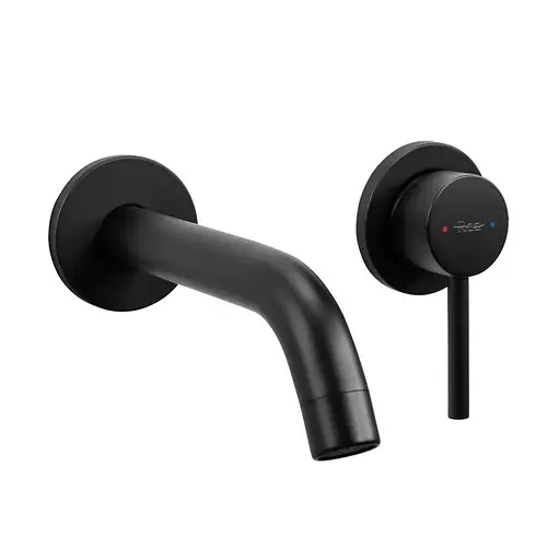 Змішувач для умивальника Rea Owen black + BOX прихованого монтажу REA-B5332 Чорний матовий - фото 1