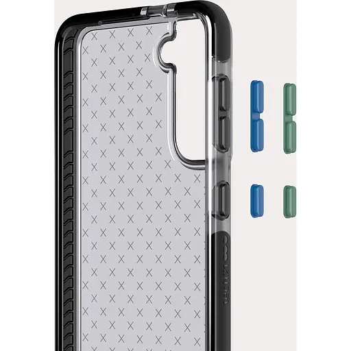 Оригінальний протиударний силіконовий чохол Tech21 Evo Check для Samsung Galaxy S24 Plus/S25 Plus (6.7") Black - фото 6