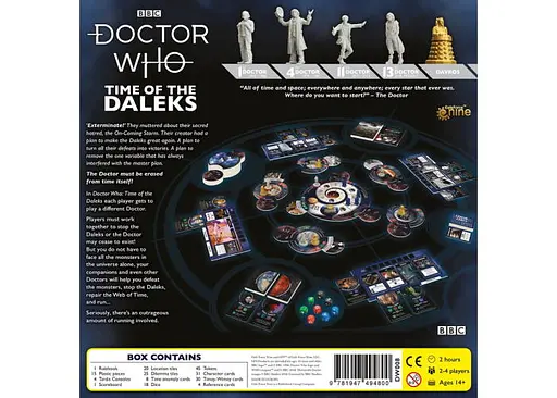 Настільна гра Gale Force Nine Доктор Хто: Час Далеків (оновлене видання) (Doctor Who: Time Of The Daleks - Updated Edition) (англ.) (PS207) - фото 2