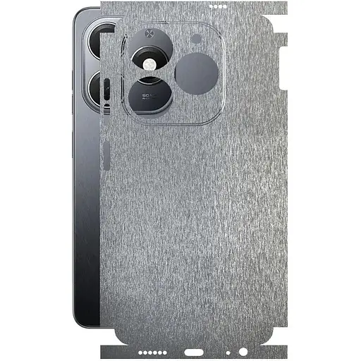 Захисна плівка StatusSKIN для Tecno Spark 20 Корпус Вініл Метал срібло - фото 1