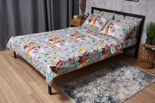 Комплект постельного белья Moon&Star Бязь Gold Люкс Dream Patrol King Size 220x240 наволочки 4х50х70 - фото 1