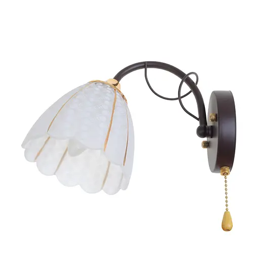 Бра Brille LK-679W/1 E27 BK+FG спрямованого світла настінне накладне - фото 8