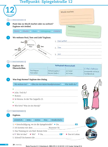 Beste Freunde. Arbeitsbuch mit Audios online A1.2 - фото 2