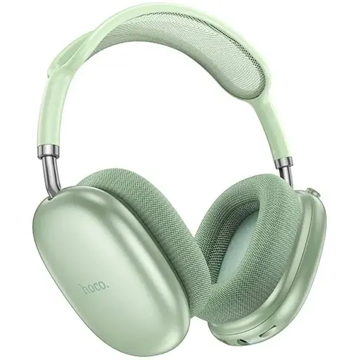 Бездротові накладні навушники Hoco W55 Pleasing, BT5.4, AUX, TF, headphones, 800mAh, 90h, Green
