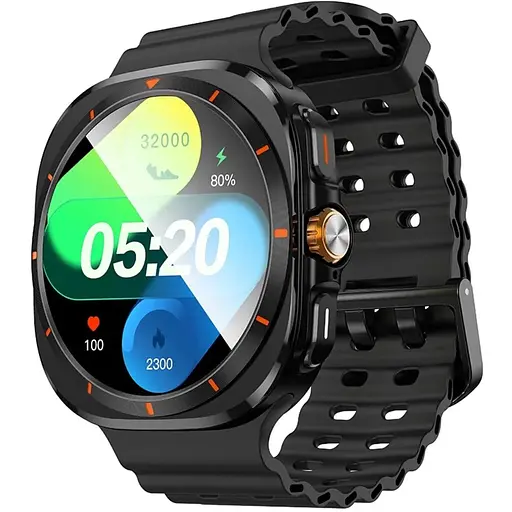 Смарт-годинник HOCO Y29 Smart sports watch (call version) Black - фото 1