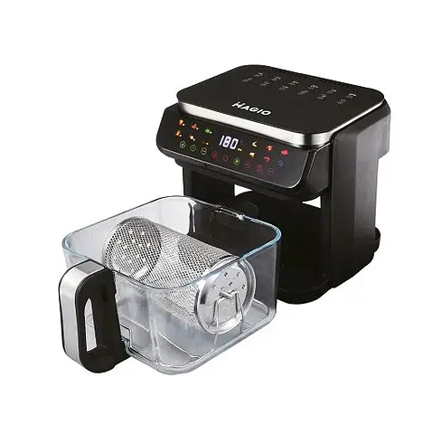 Мультипечь-аэрофритюрница Magio MG-413 со стеклянной чашей 5,33 л 1400 Вт Инновационное приготовление в стекле - фото 2