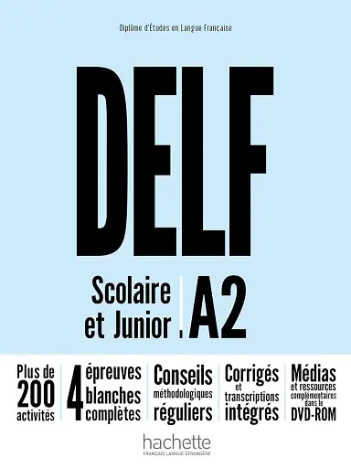 DELF A2 scolaire et junior Nouvelle Edition/ Livre + + DVD-ROM (audio et video)