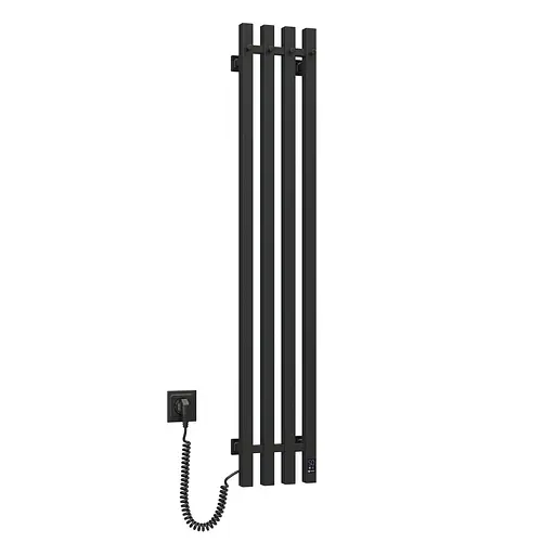 Электрический полотенцесушитель Navin Levante 210x1200 Sensor левый, черный муар 10-012033-4860, Черный матовый, Левое, Электронный - фото 3