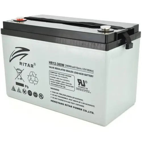 Акумулятор Ritar AGM HR12380W, Gray Case, 12V 100Ah