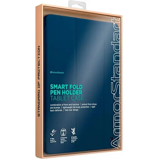 Чохол-книжка ArmorStandart Smart Fold Pen для Apple iPad 11 2025 (A16) / 10.9 2024 / 2022 Dark Blue (ARM74946) [133698] - фото 4