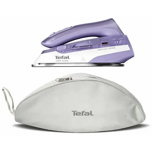 Утюг Tefal First Class дорожный 1000 Вт бело-фиолетовый (DB1612E0) - фото 3