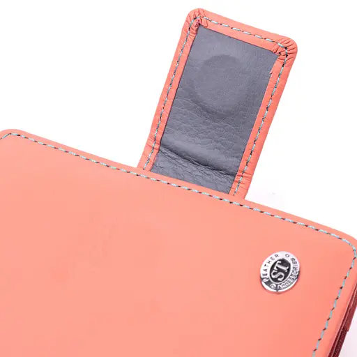 Кожаный женский кошелек ST Leather 9.5х11.5х2.5 см acs0028350 - фото 3