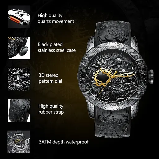 Часы MegaLith Dragon - фото 9