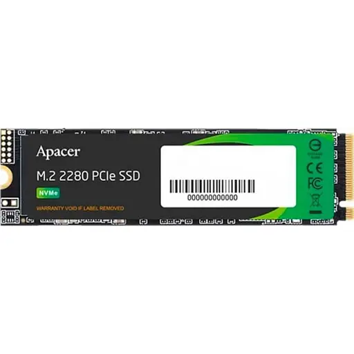Накопичувач SSD Apacer m.2 NVMe 256GB AS2280P4X PCIe 3.0 240 250 (AP256GAS2280P4X-1) - фото 1