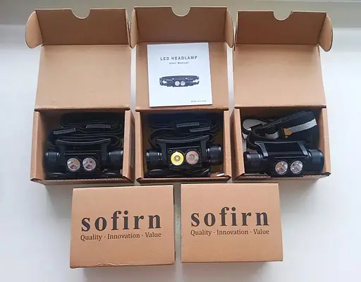 Тактический налобный фонарь Sofirn H25LR с красным светом 660лм (без аккумулятора) - фото 5