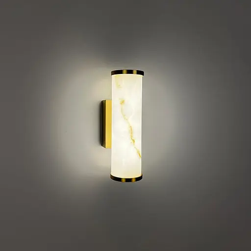 Бра Line F з імітацією мармуру з латунним корпусом Ø6х20 см Арт. WJ366/60*200H - фото 3