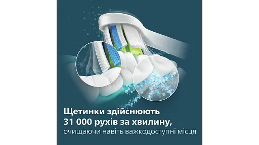 Электрическая зубная щетка Philips Sonicare HX3689/42 серии 4100 сине-зеленая - фото 6