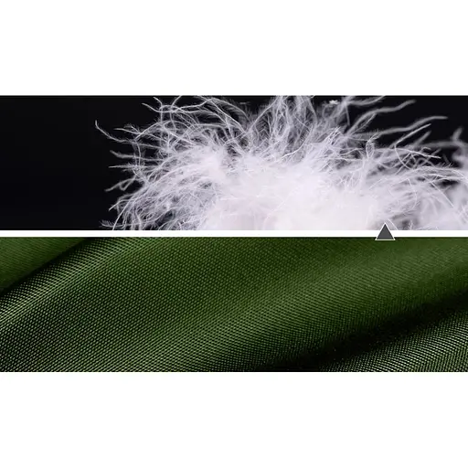 Спальний мішок із натуральним пухом Naturehike CW295 CNK2300SD013 Зелений - фото 4